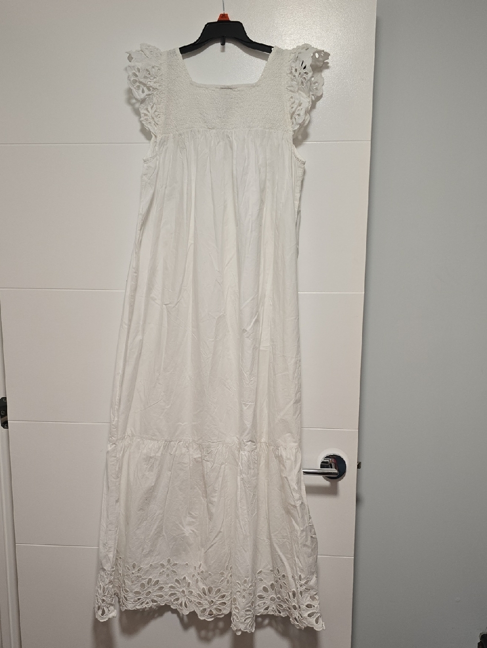 White Kaftan Maxi Dress - Medium - Picture 9 of 9